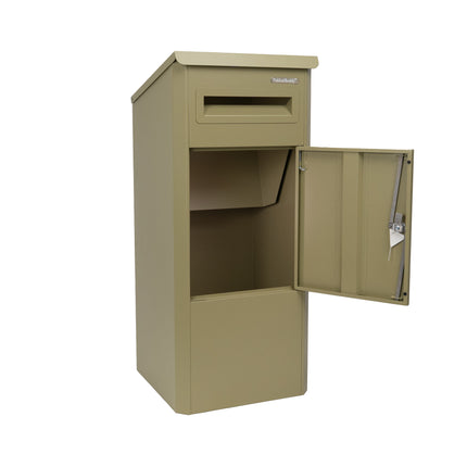 PakketBuddy EasyDrop™ Mat olijfgroen – pakketbrievenbus