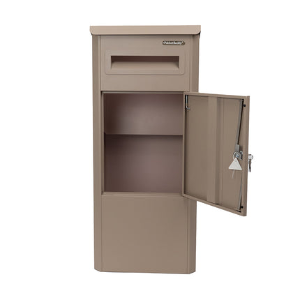 PakketBuddy EasyDrop™ Mat Taupe – pakketbrievenbus