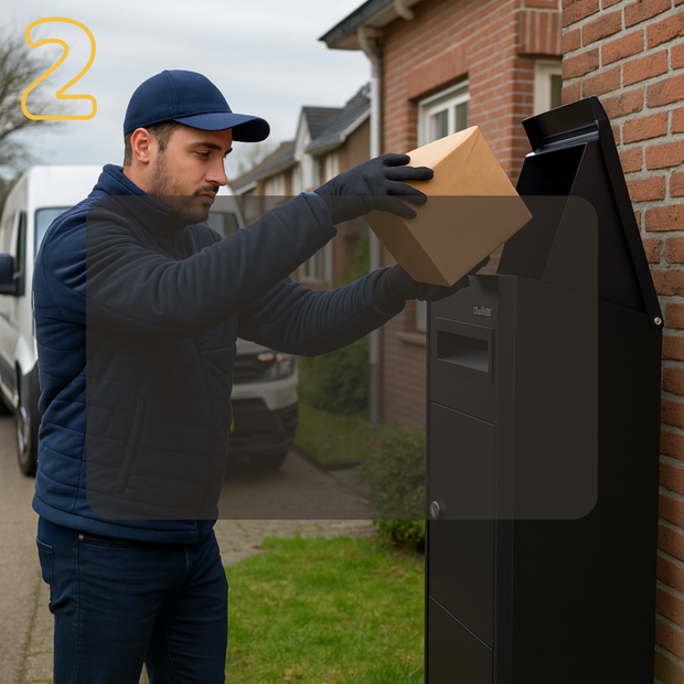 <h2>Pakket wordt geplaatst</h2>