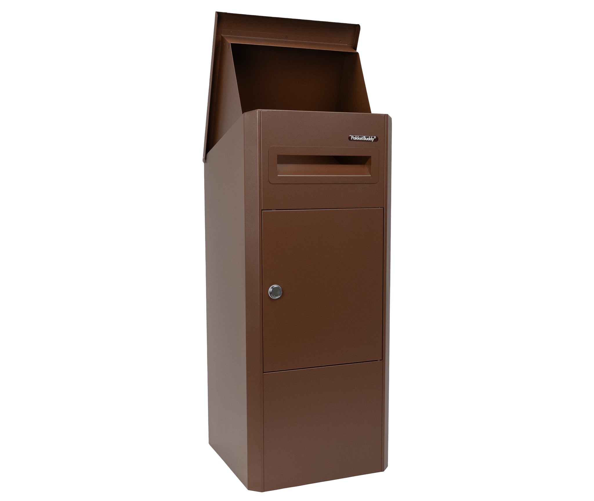PakketBuddy EasyDrop™ Mat mahonie bruin – pakketbrievenbus