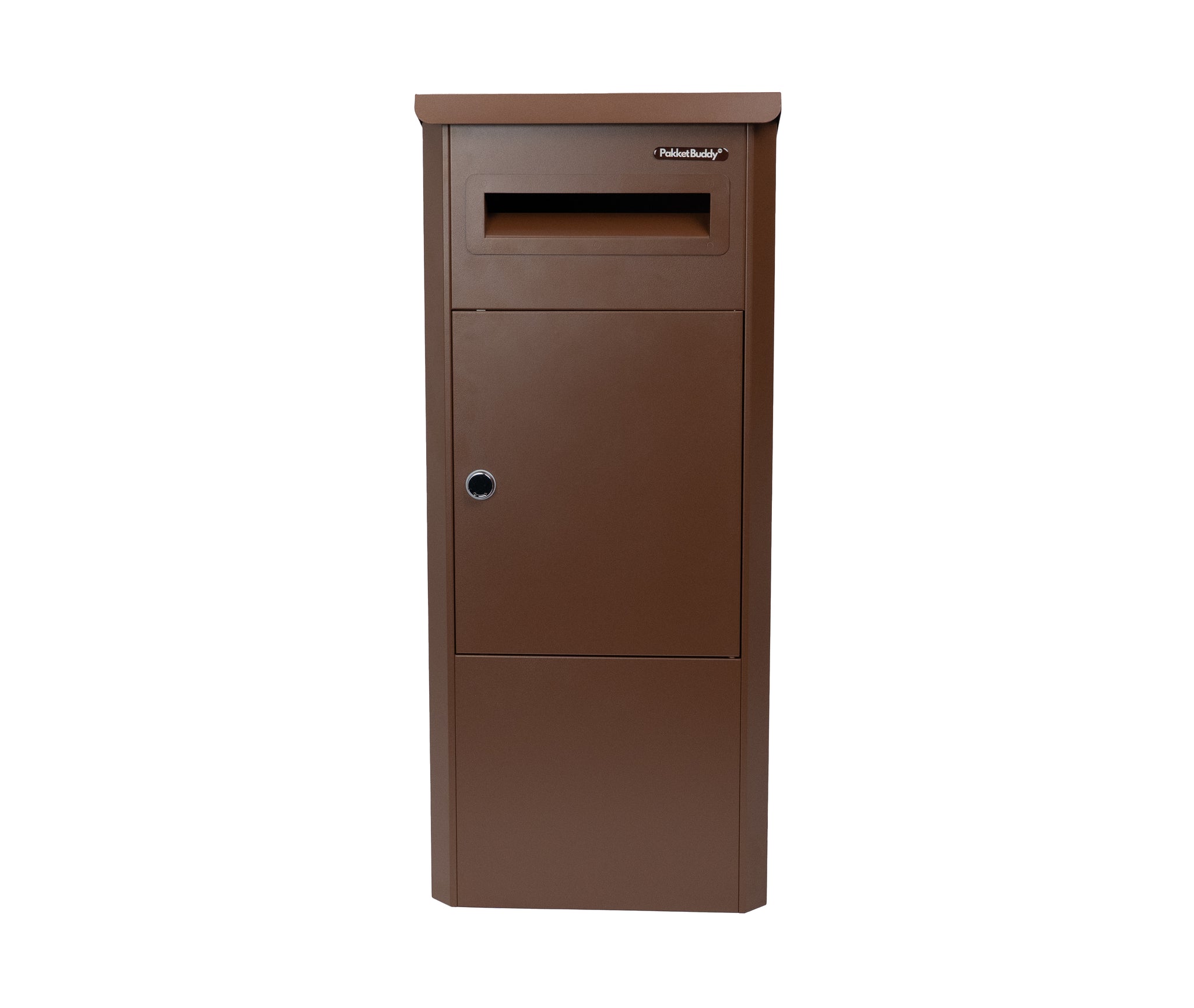 PakketBuddy EasyDrop™ Mat mahonie bruin – pakketbrievenbus