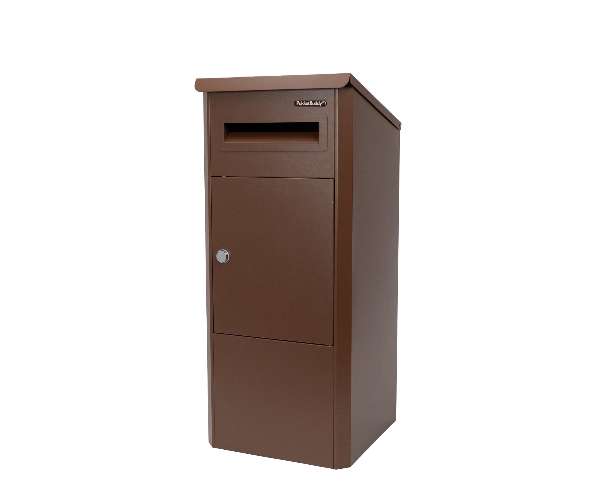 PakketBuddy EasyDrop™ Mat mahonie bruin – pakketbrievenbus