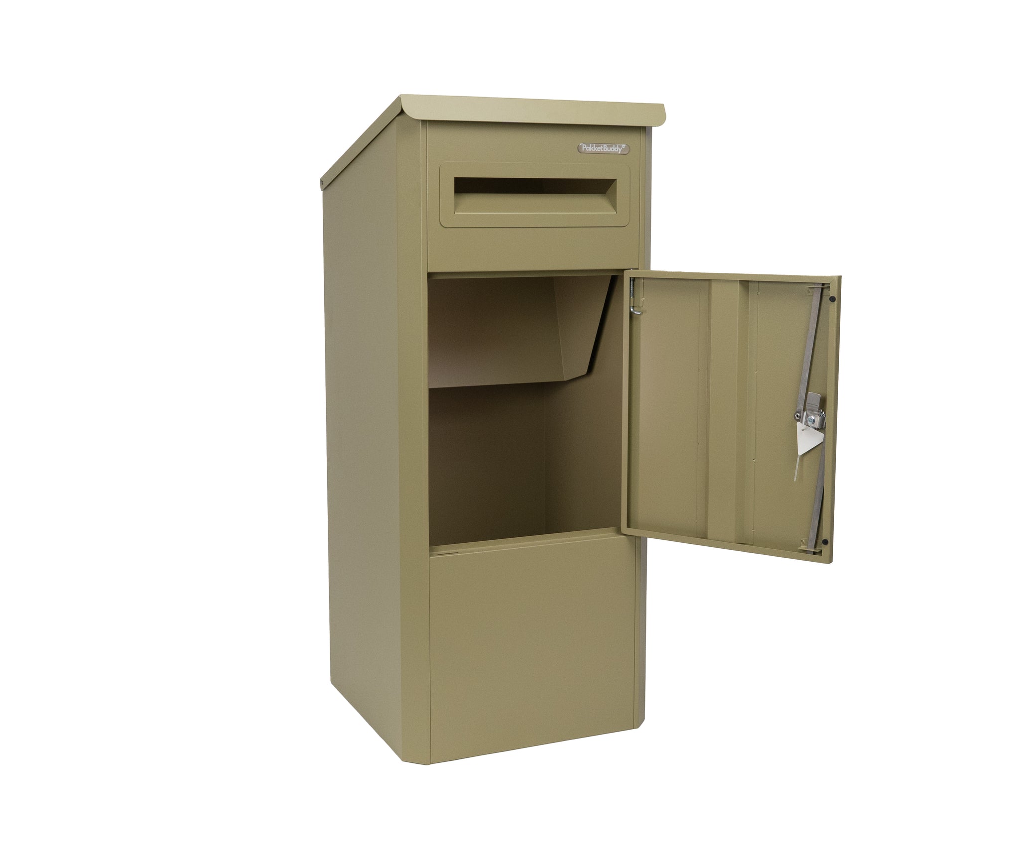 PakketBuddy EasyDrop™ Mat olijfgroen – pakketbrievenbus