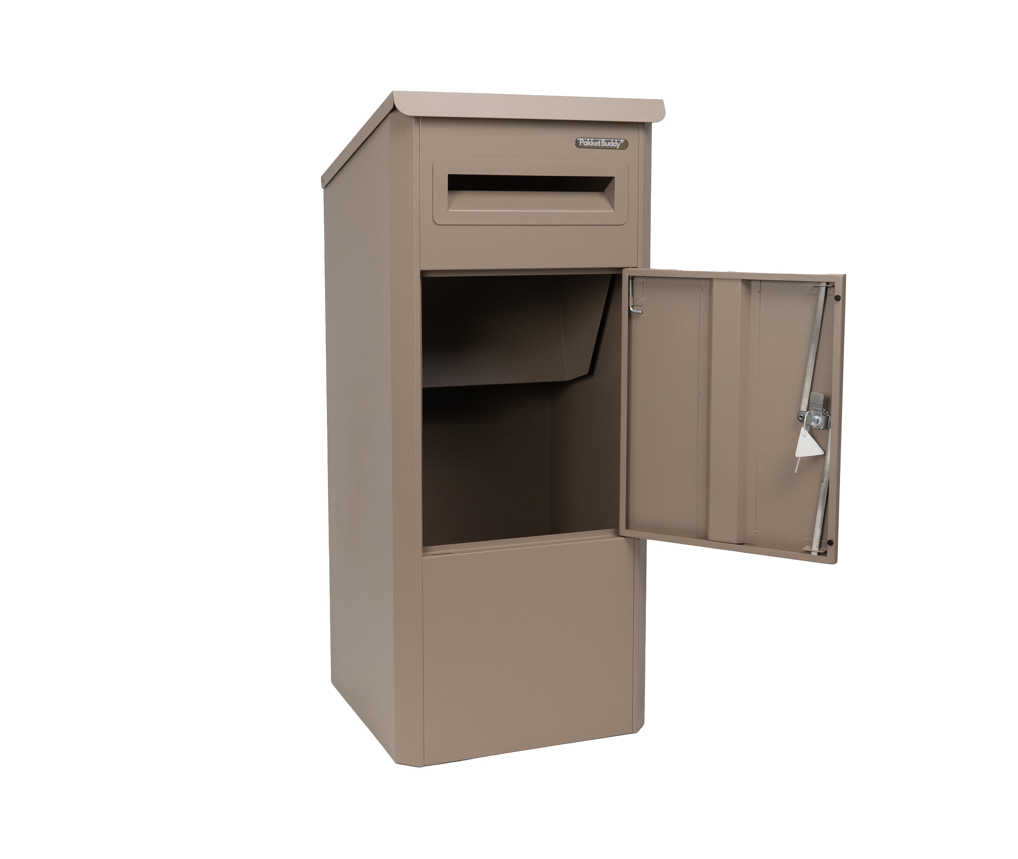 PakketBuddy EasyDrop™ Mat Taupe – pakketbrievenbus