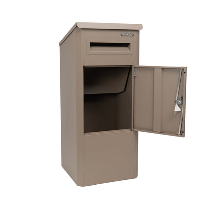 PakketBuddy EasyDrop™ Mat Taupe – pakketbrievenbus