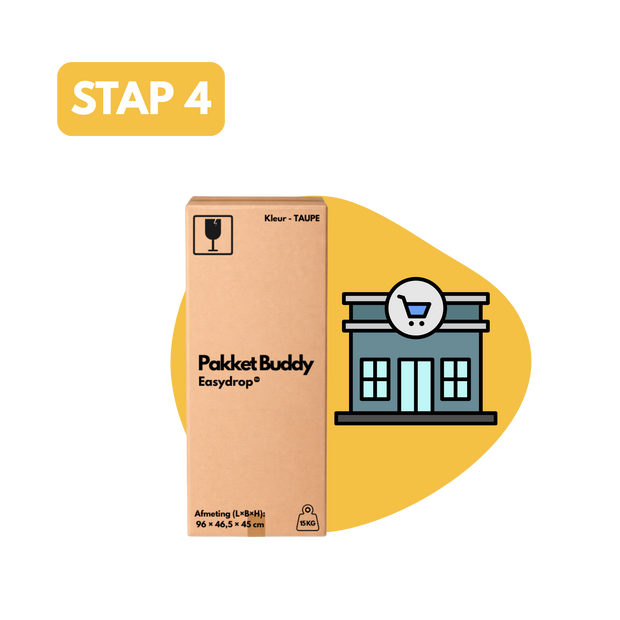 Breng de pakketbuddy naar een <strong>afhaallocatie of pakketpunt</strong>