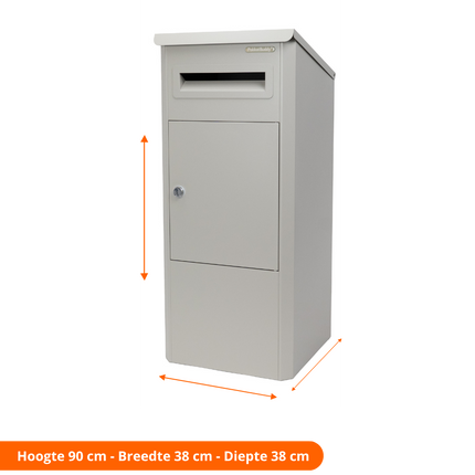 Pakketbrievenbus EasyDrop™ Kiezelgrijs