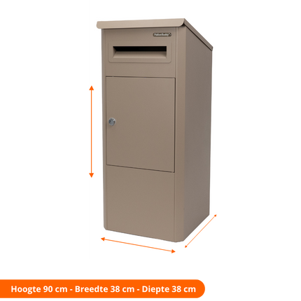 Pakketbrievenbus EasyDrop™ Taupe