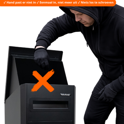 Pakketbrievenbus EasyDrop™ Black
