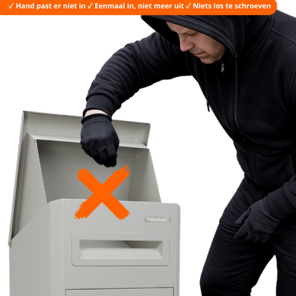 Pakketbrievenbus EasyDrop™ Kiezelgrijs