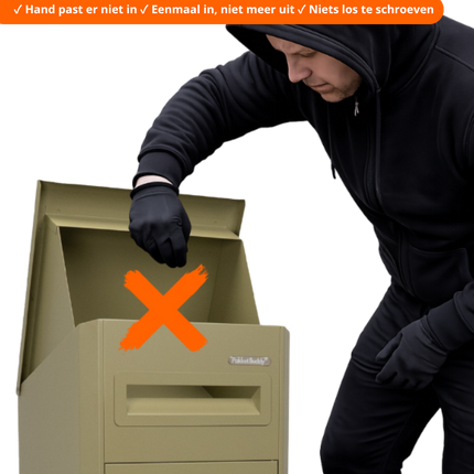 Pakketbrievenbus EasyDrop™ Olijfgroen