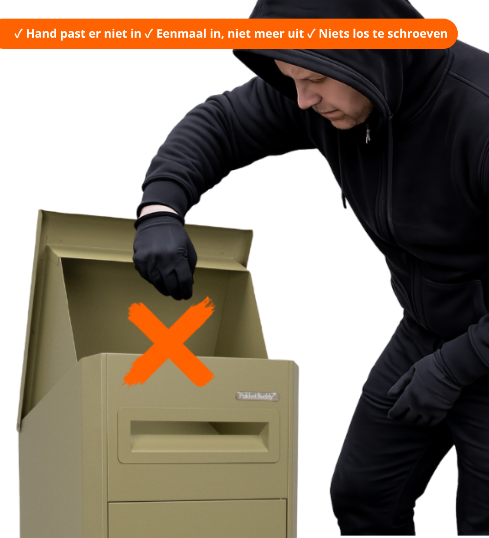 Pakketbrievenbus EasyDrop™ Olijfgroen