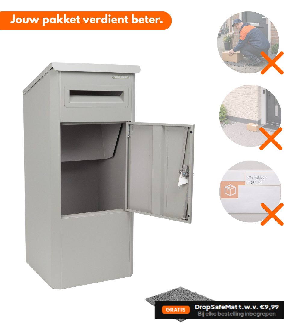 Pakketbrievenbus EasyDrop™ Kiezelgrijs