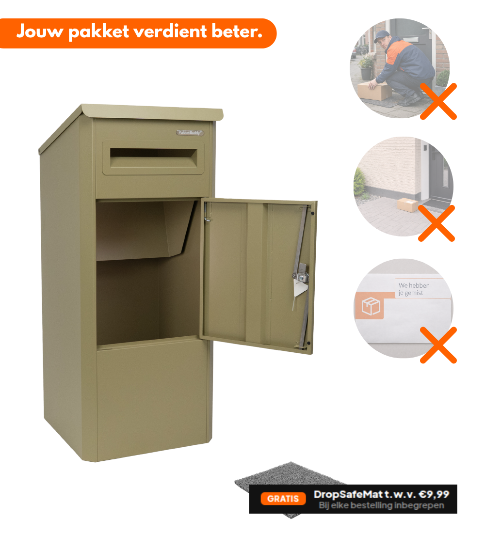 Pakketbrievenbus EasyDrop™ Olijfgroen