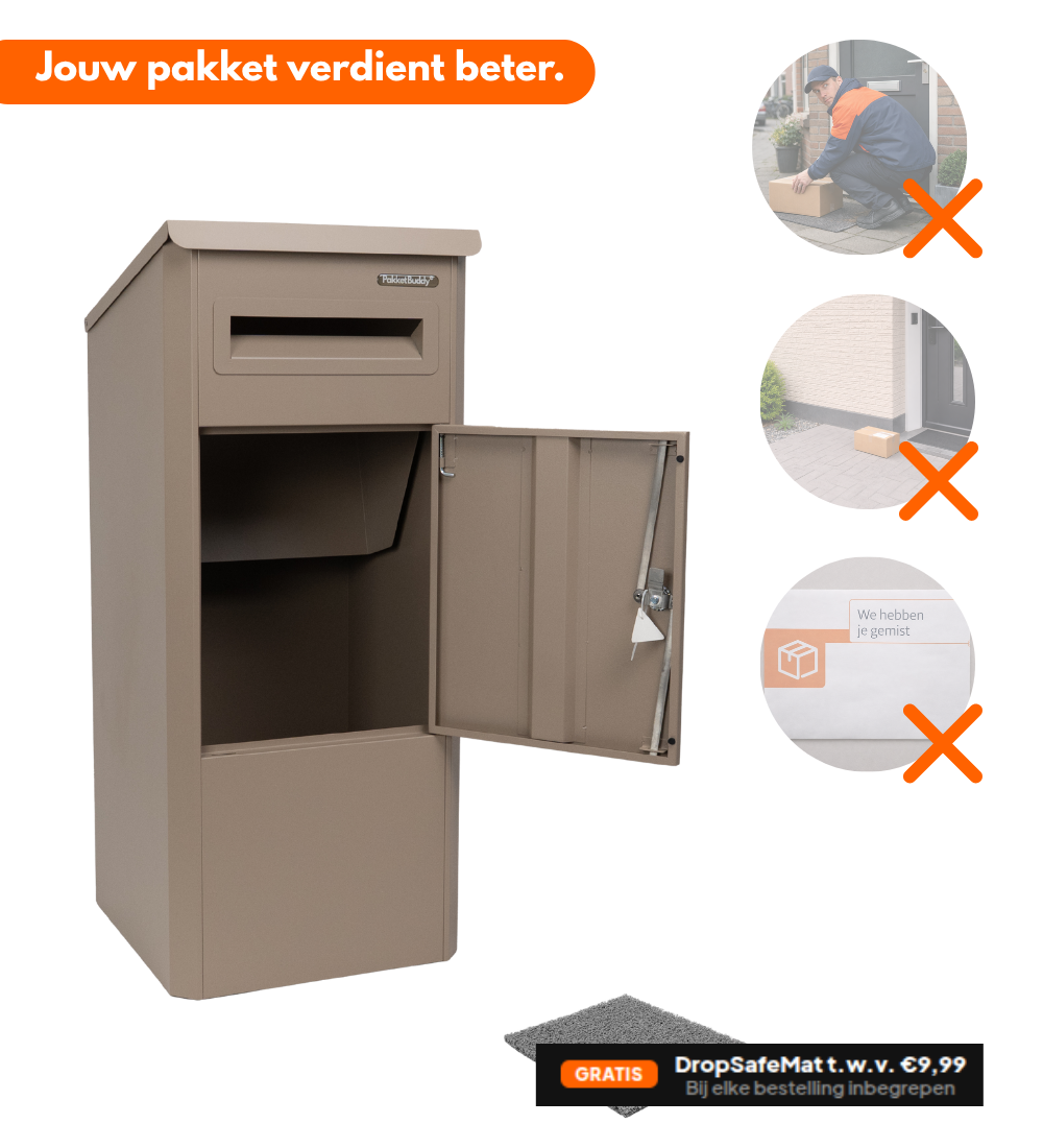 Pakketbrievenbus EasyDrop™ Taupe