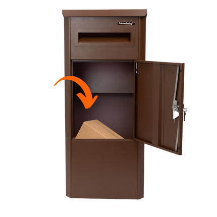 Pakketbrievenbus EasyDrop™ Mahoniebruin