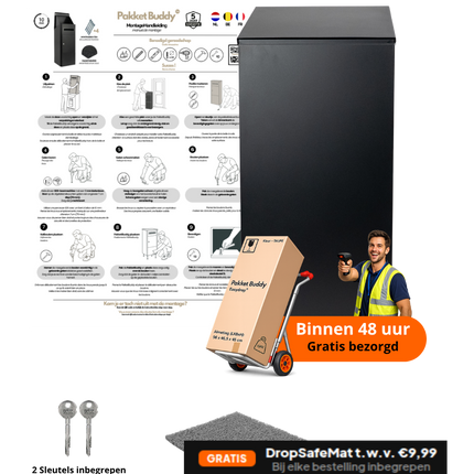 Pakketbrievenbus EasyDrop™ Black