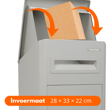 Pakketbrievenbus EasyDrop™ Kiezelgrijs