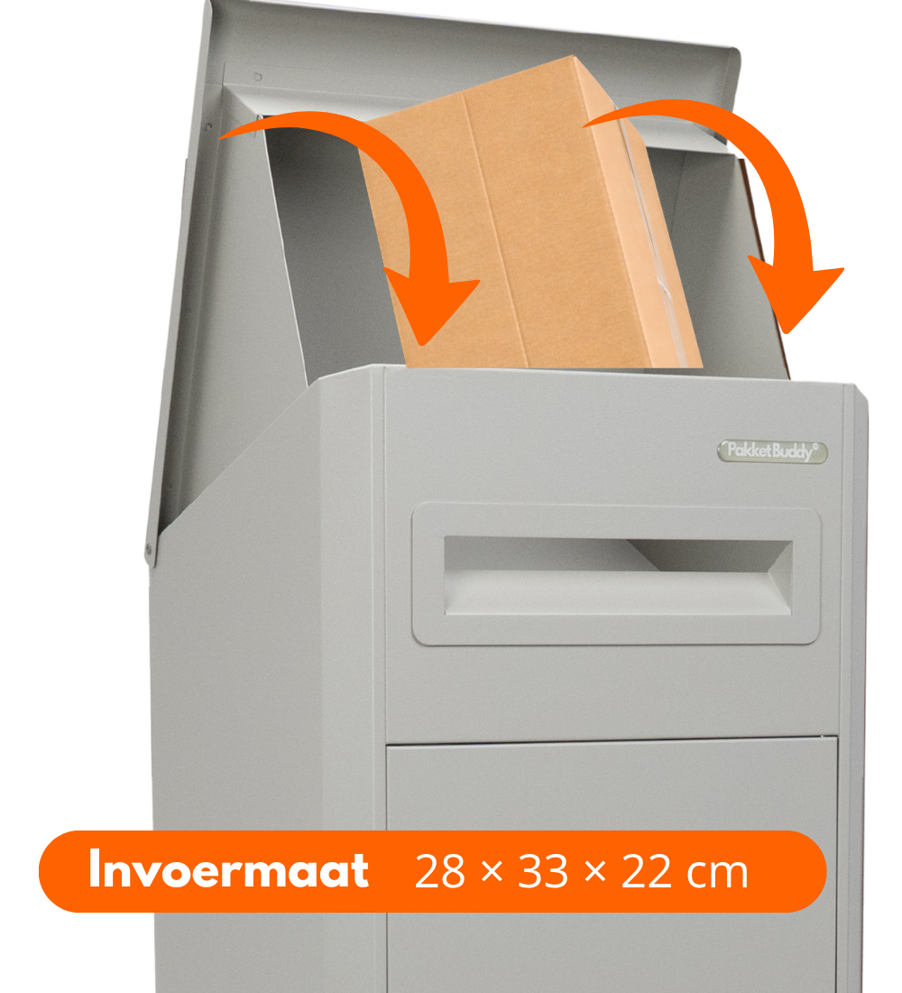 Pakketbrievenbus EasyDrop™ Kiezelgrijs