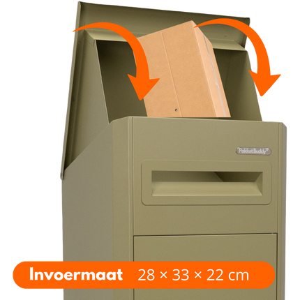 Pakketbrievenbus EasyDrop™ Olijfgroen