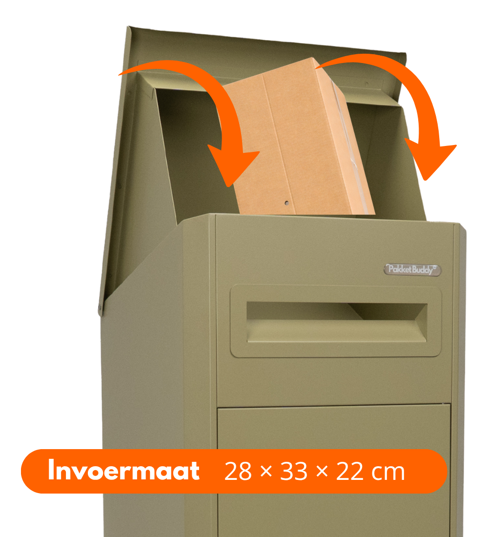 Pakketbrievenbus EasyDrop™ Olijfgroen