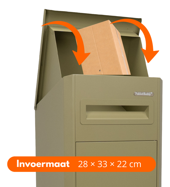 Pakketbrievenbus EasyDrop™ Olijfgroen