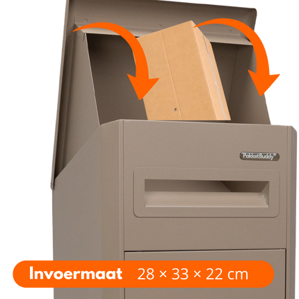 Pakketbrievenbus EasyDrop™ Taupe