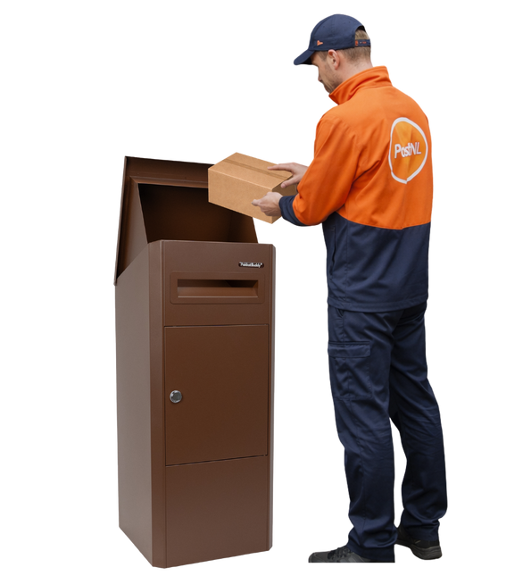 Pakketbrievenbus EasyDrop™ Mahoniebruin
